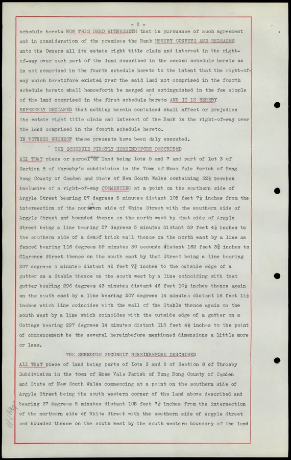 1957 right-of-way release, page 2