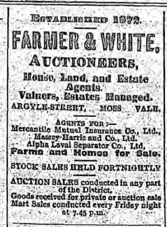 Farmer & White in Argyle Street, 1929
