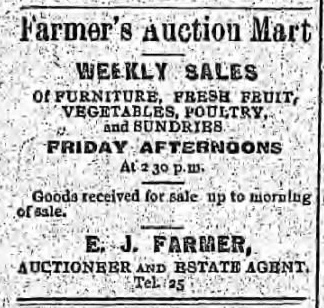 Farmer’s Auction Mart, 1930