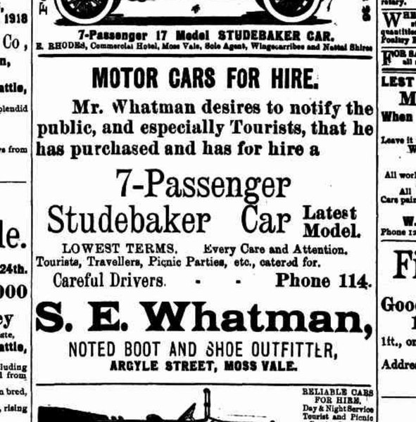 Phone 114 car-hire notice